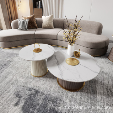 Combinazione di tavolini da salotto moderni per mobili da soggiorno